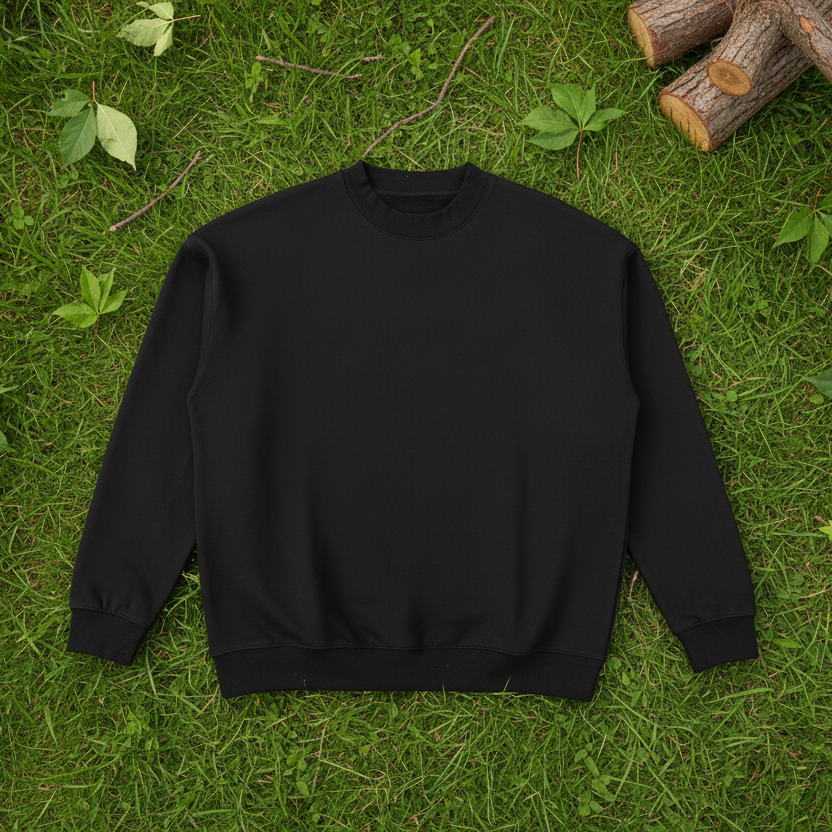 Drop Shoulder Crewneck Sweatshirt