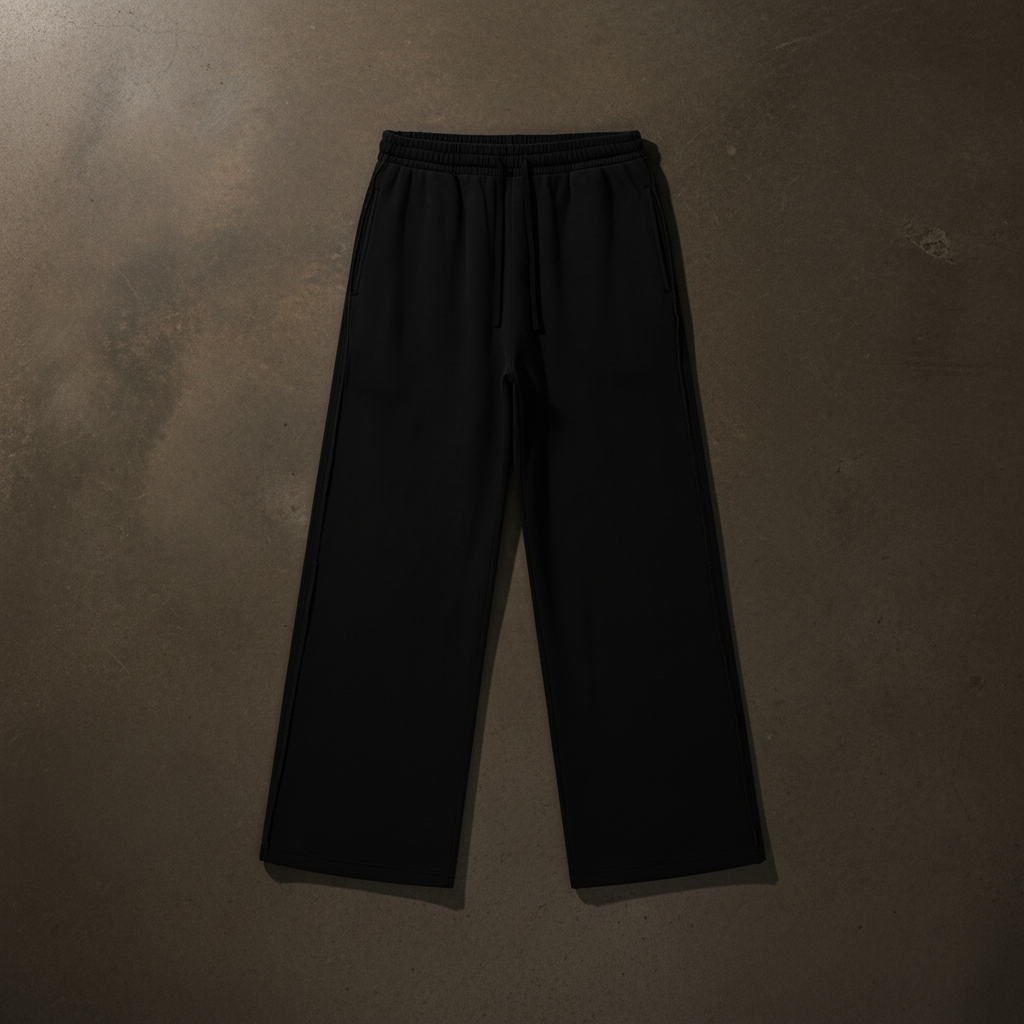 Snow Washed Raw Edge Sweatpants
