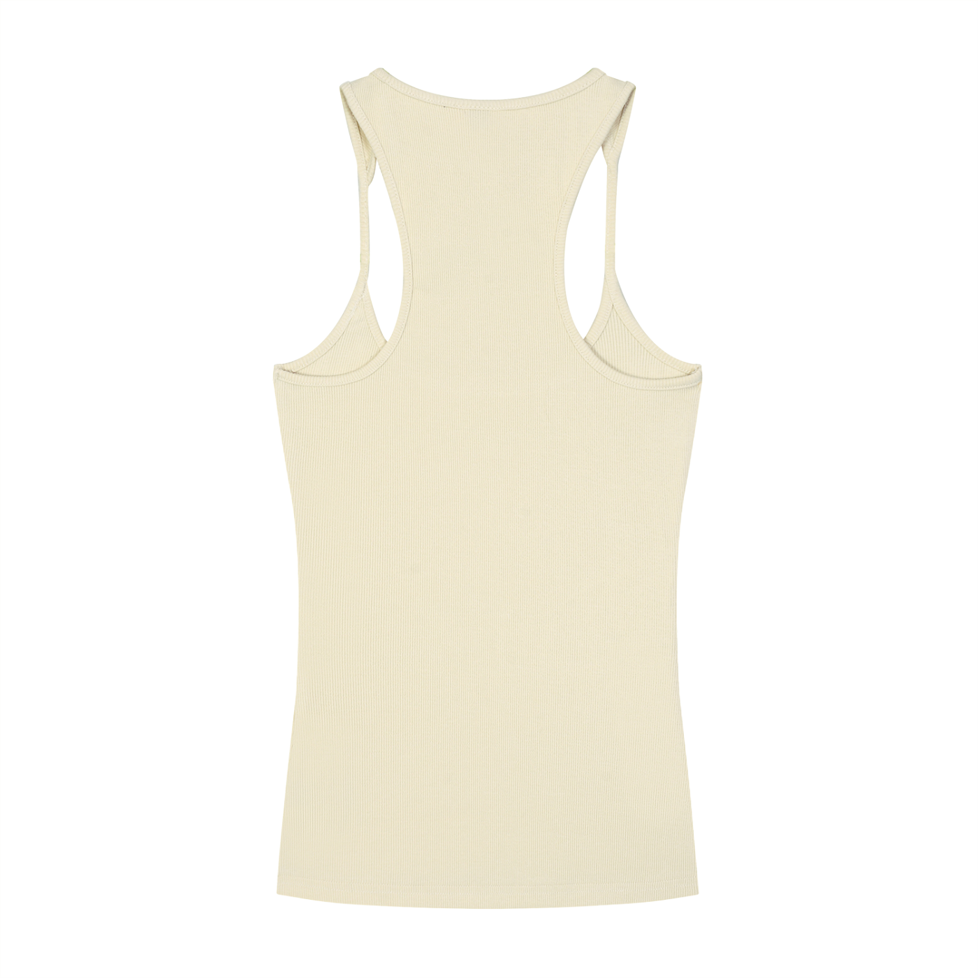 Slim Fit Ribbed Racerback Tank Top