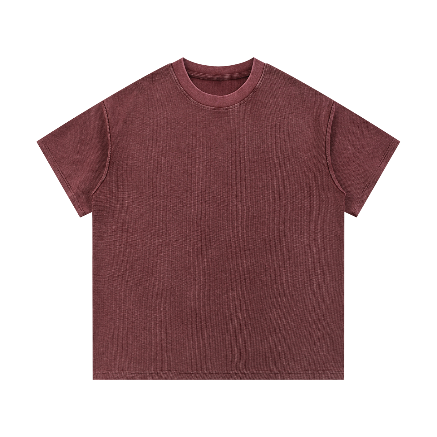 Mineral Wash Waffle Knit T-Shirt
