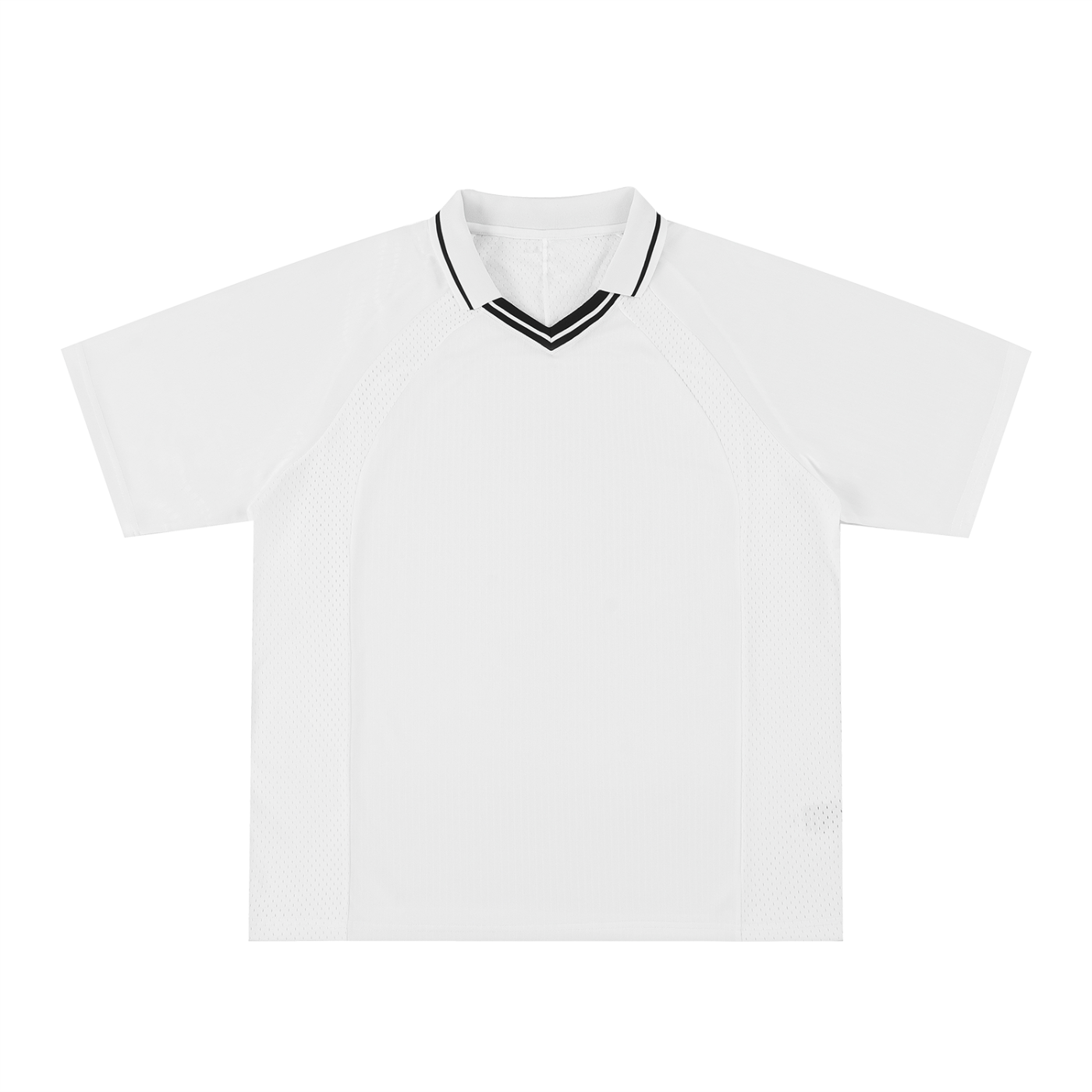 Striped V-Neck Soccer Jersey