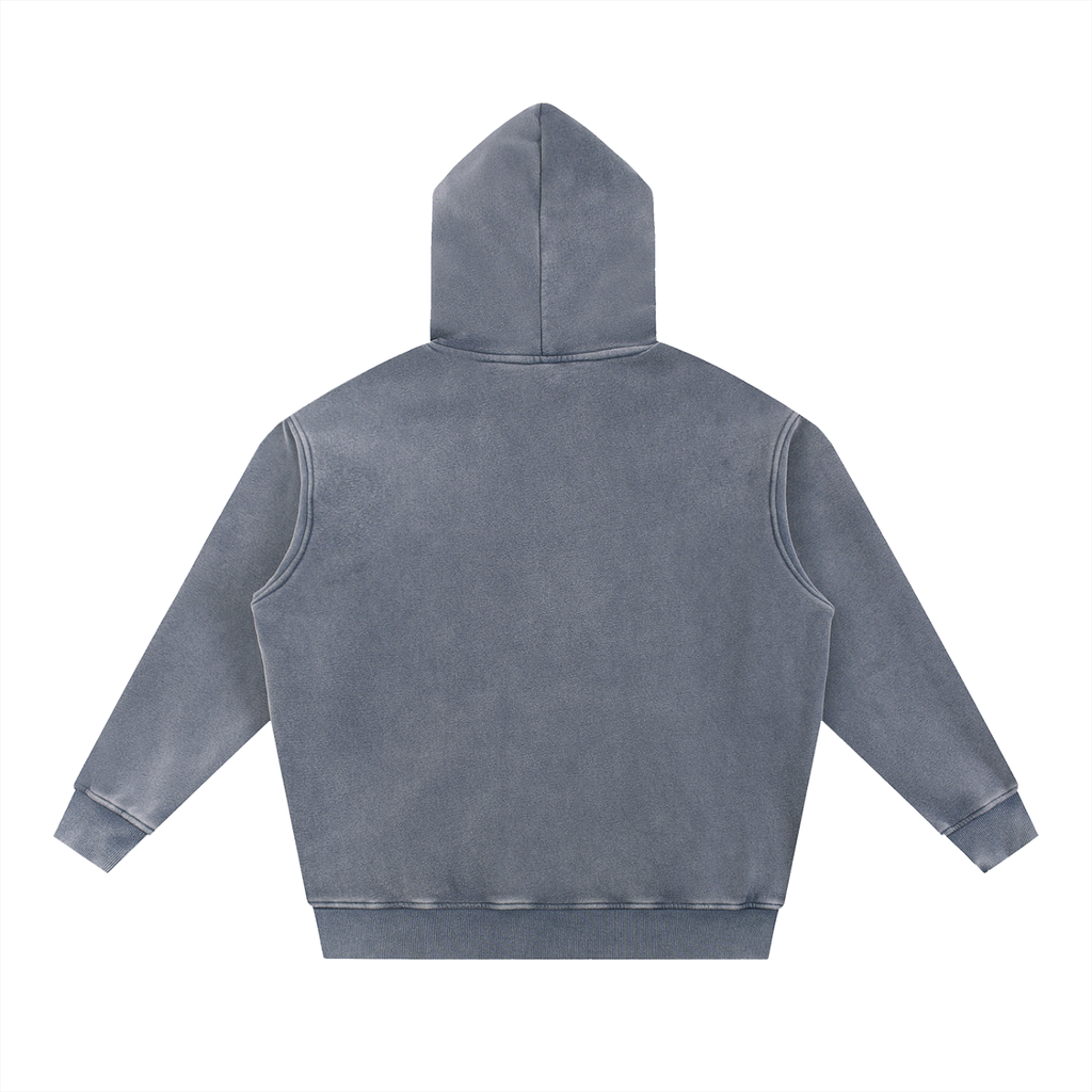 Snow Wash Fleece Oversize Hoodie
