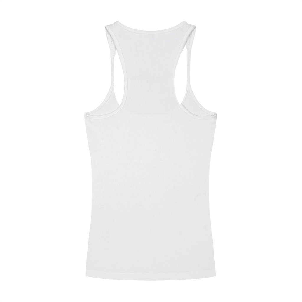 Slim Fit Ribbed Racerback Tank Top