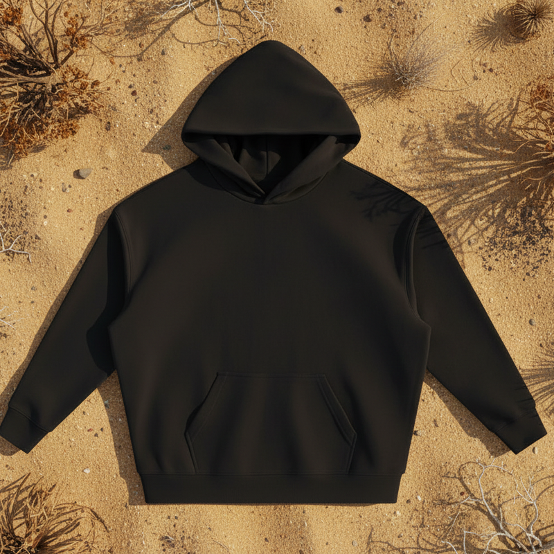 Boxy Heavyweight Drop-Shoulder Hoodie