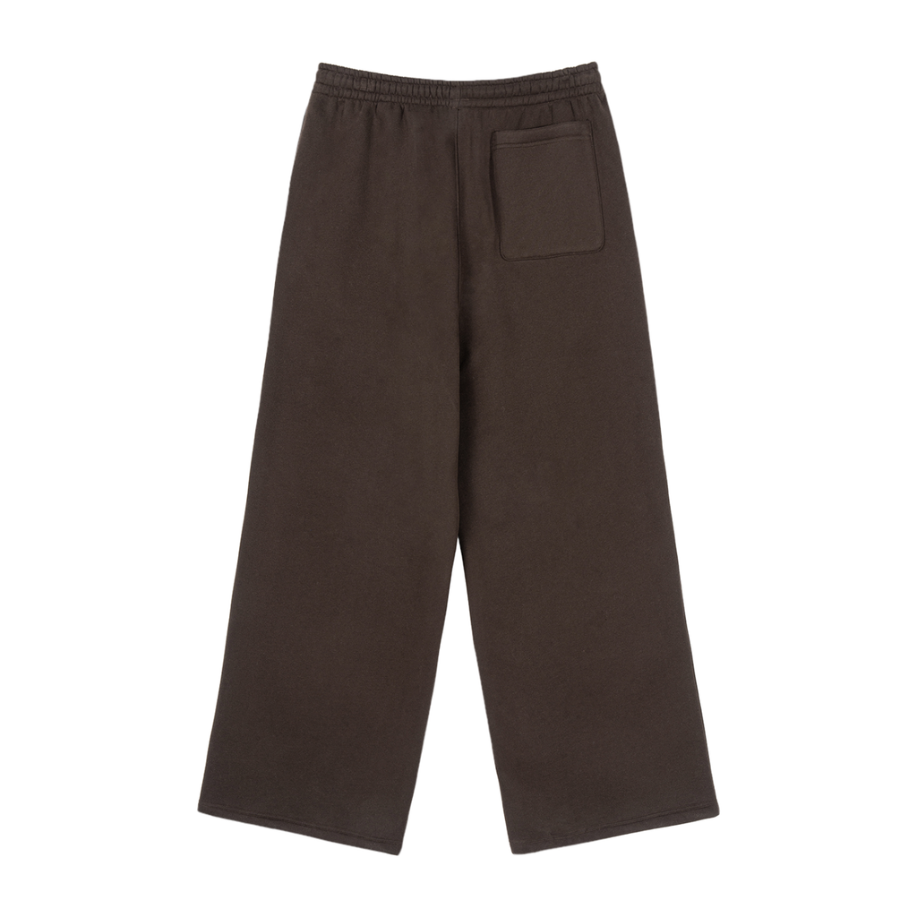 Fleece Drawstring Straight-Leg Sweatpants