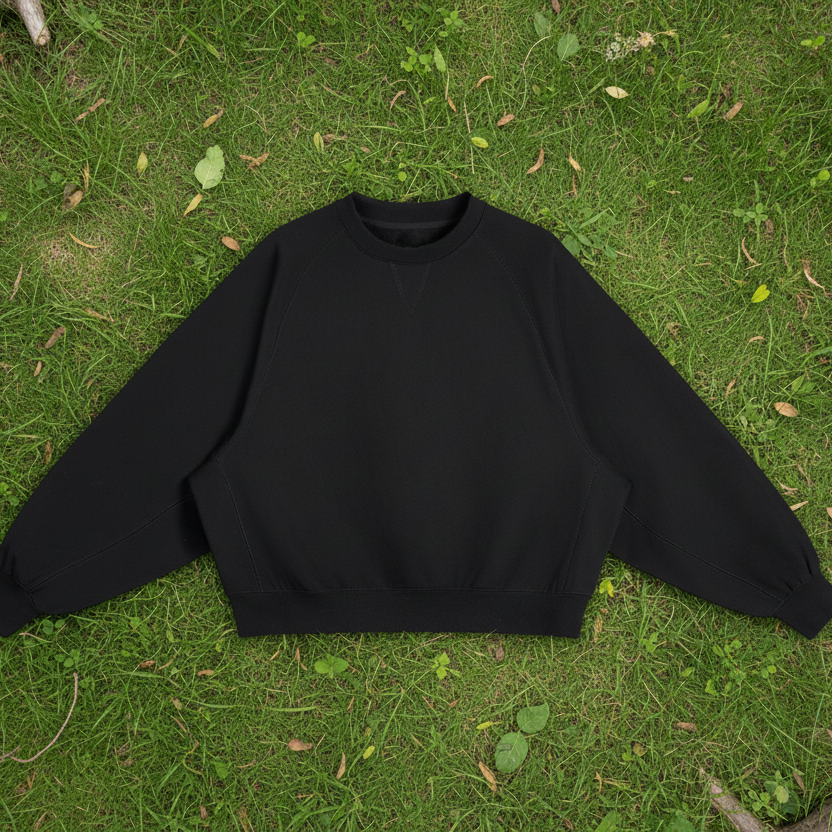 Essential Heavyweight Dolman Sleeve Boxy Sweatshirt
