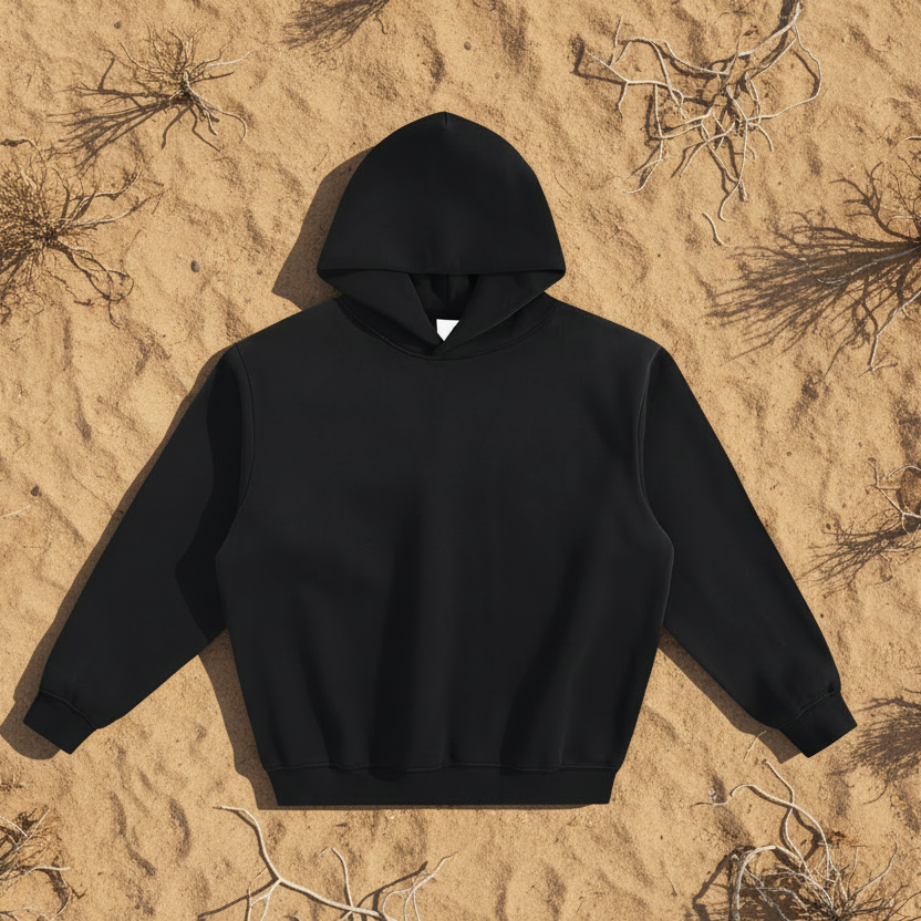 Fleeced Boxy Hoodie