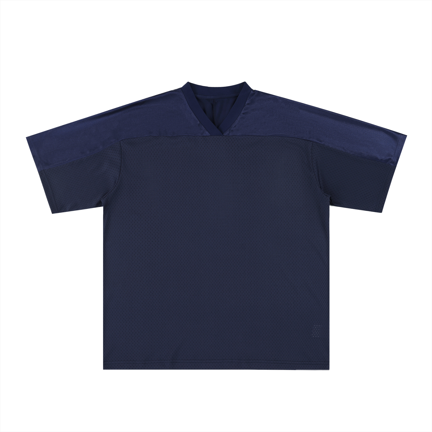 Oversized Mesh V-Neck Soccer Jersey