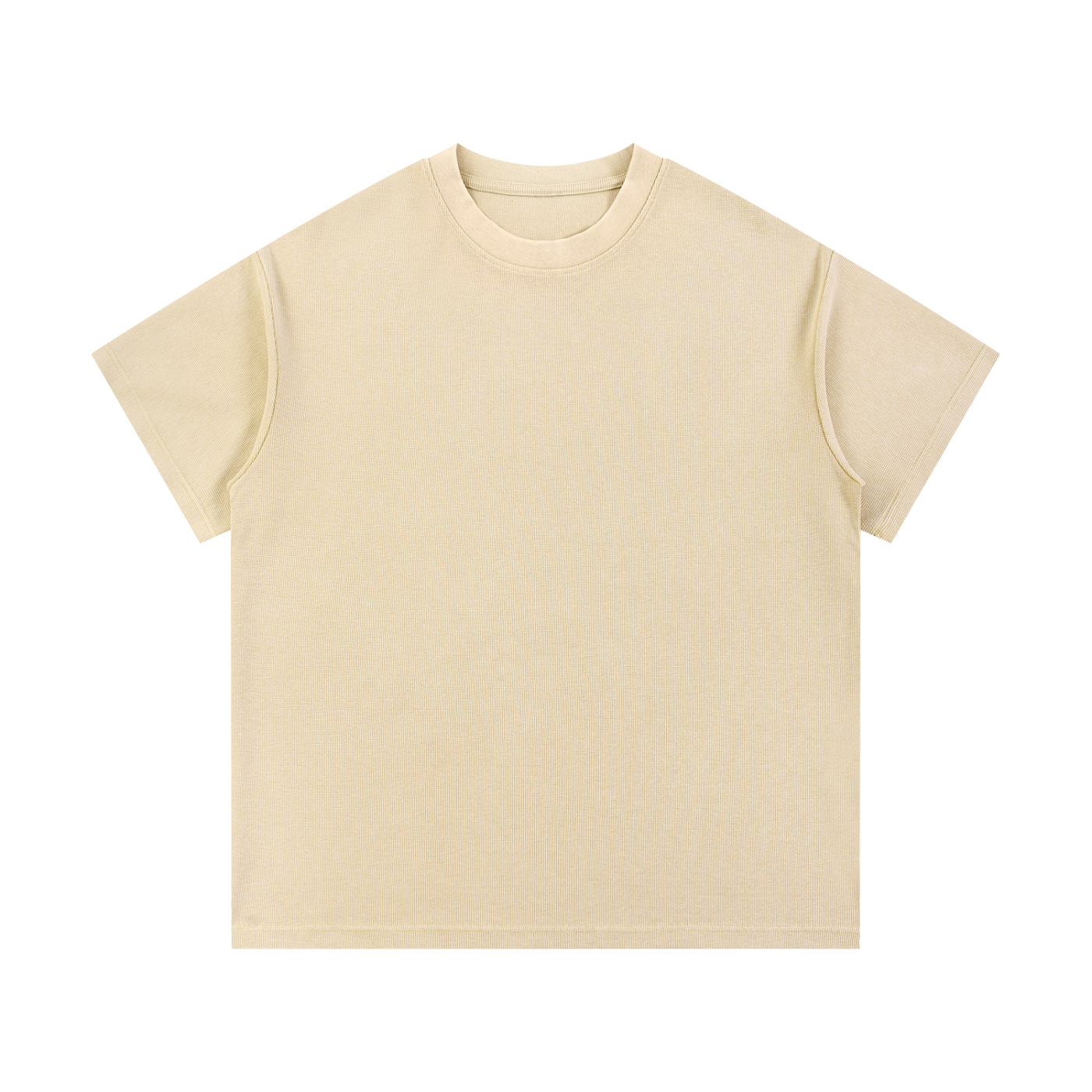 Mineral Wash Waffle Knit T-Shirt