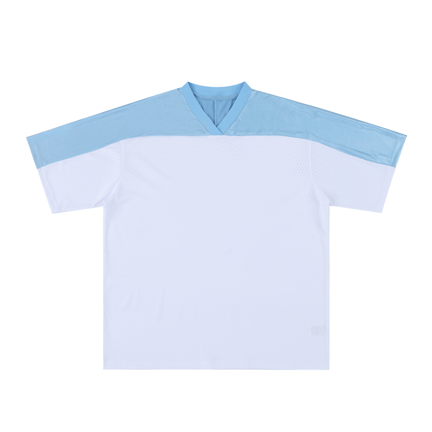 Oversized Mesh V-Neck Soccer Jersey