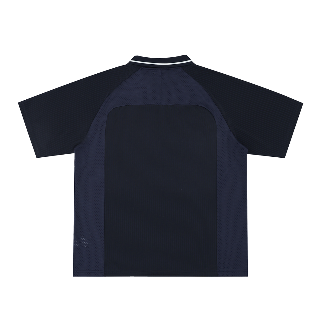 Striped V-Neck Soccer Jersey