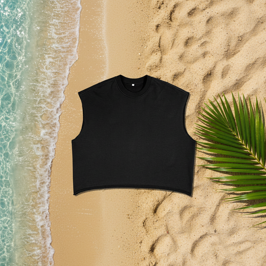 French Terry Boxy Tank Top