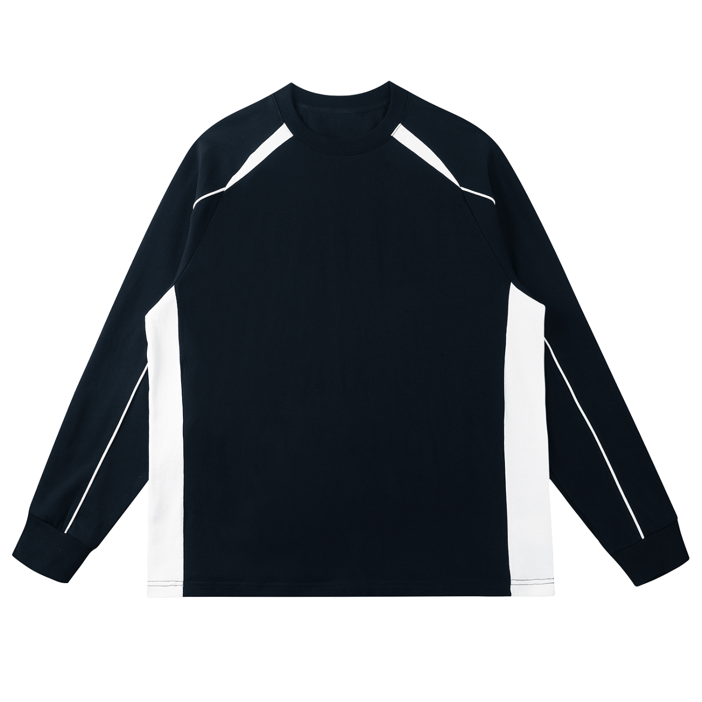 Contrast Panel Raglan Sweatshirt
