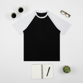 Contrast Raglan Sleeve Mesh T-Shirt