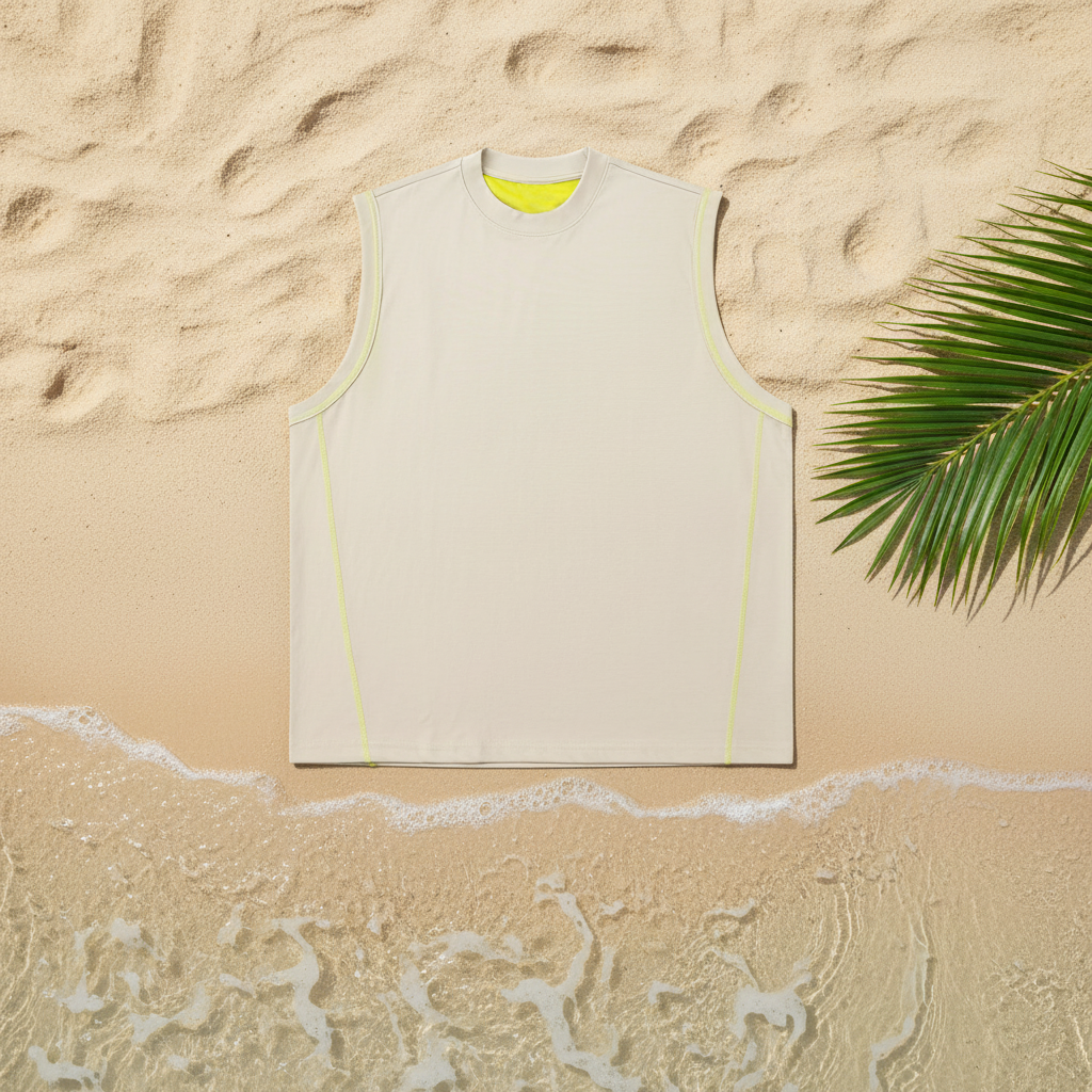 Contrast Panel Cooling Performance Tank Top