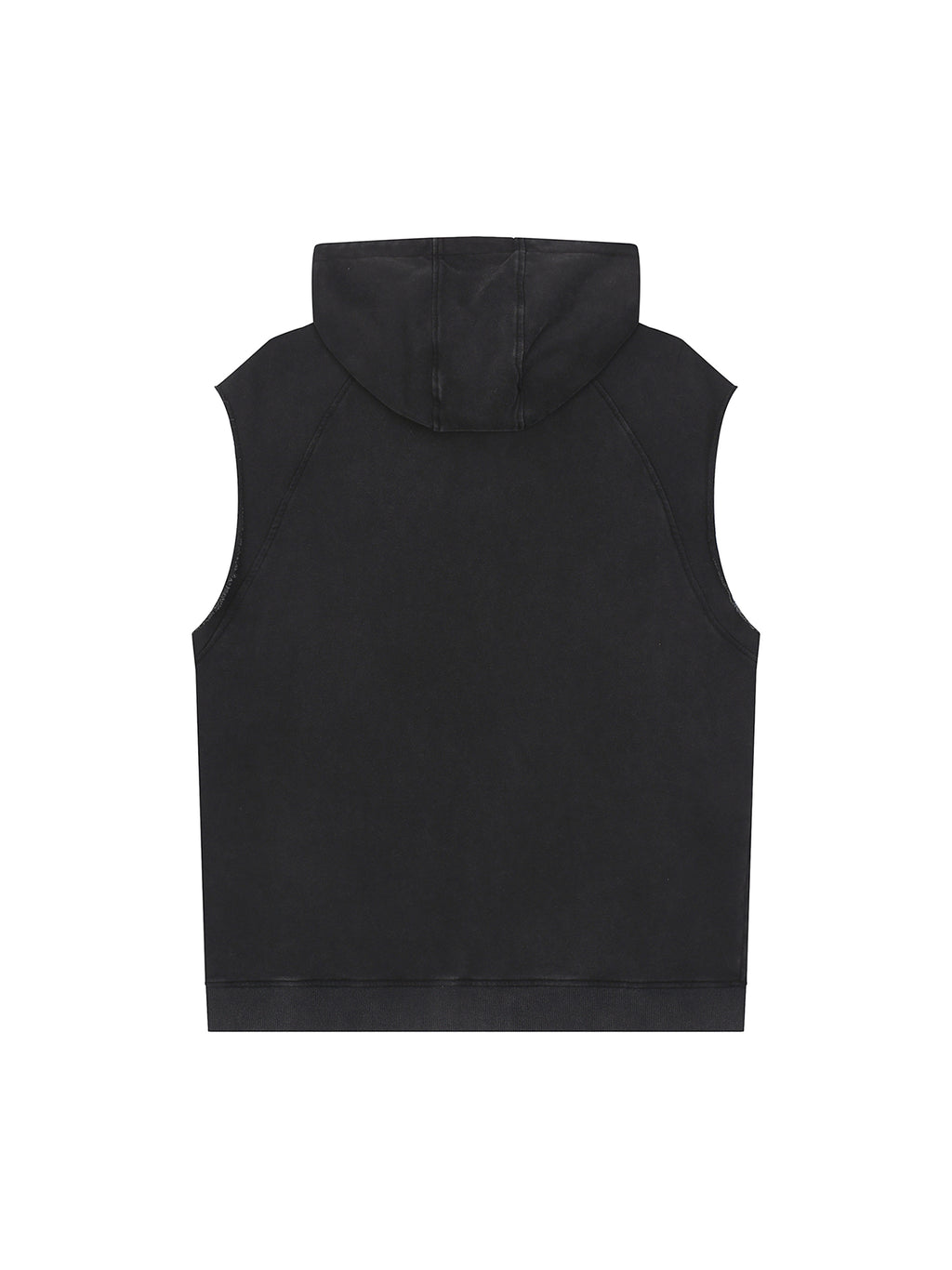 Snow Washed Sleeveless Hoodie