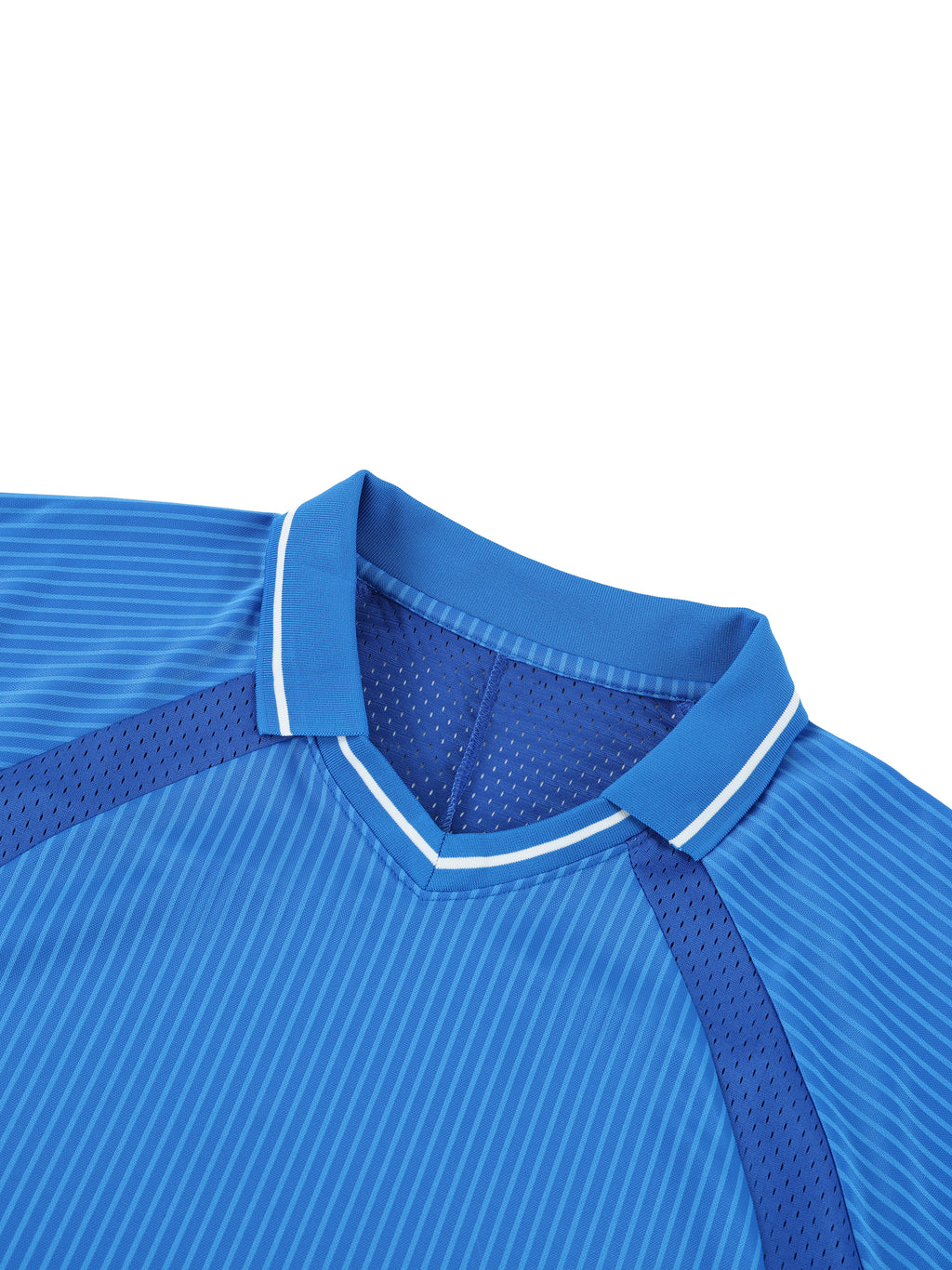 Striped V-Neck Soccer Jersey