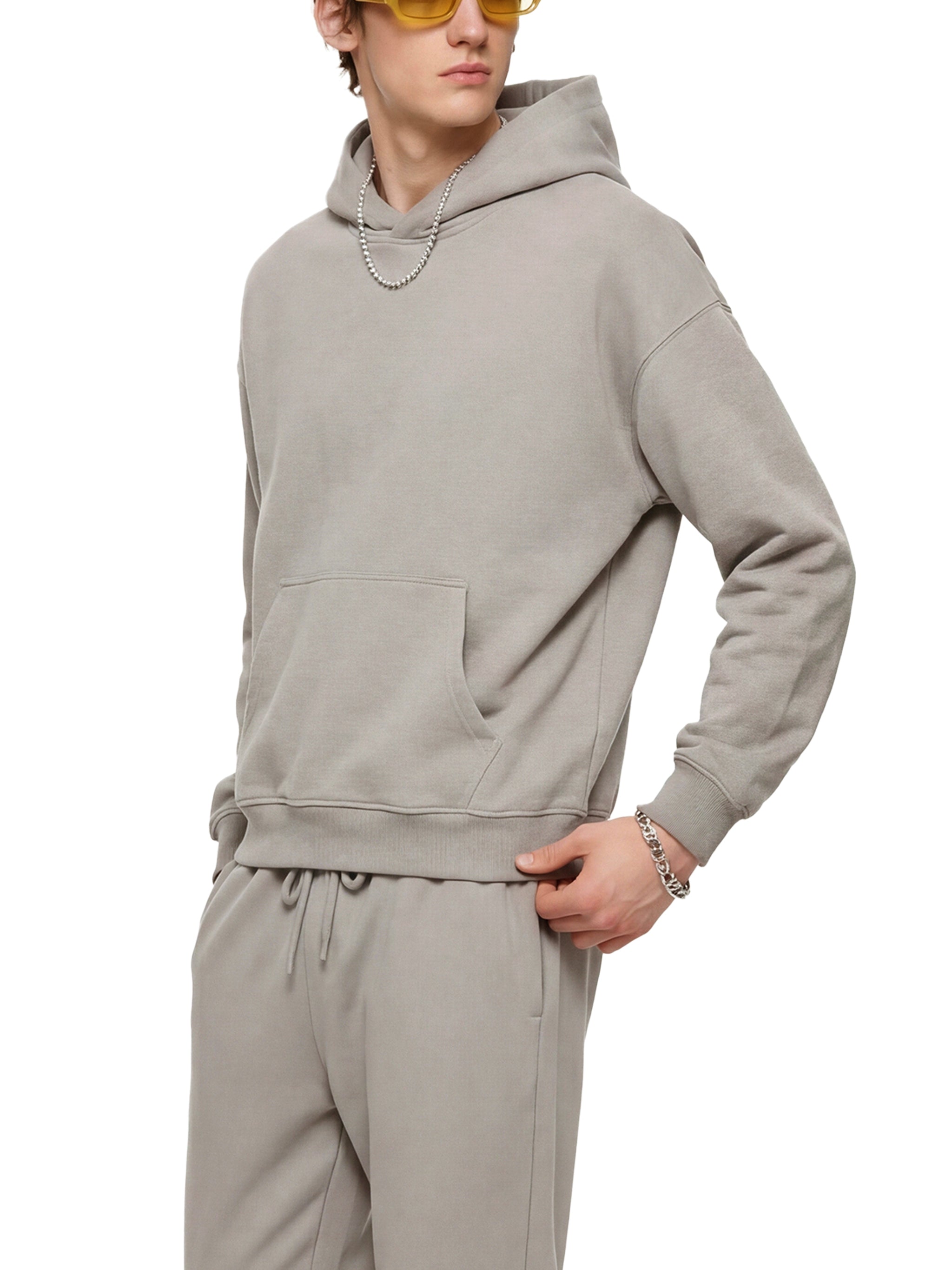 Boxy Heavyweight Drop-Shoulder Hoodie