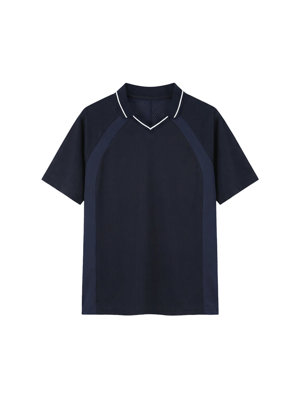 Striped V-Neck Soccer Jersey