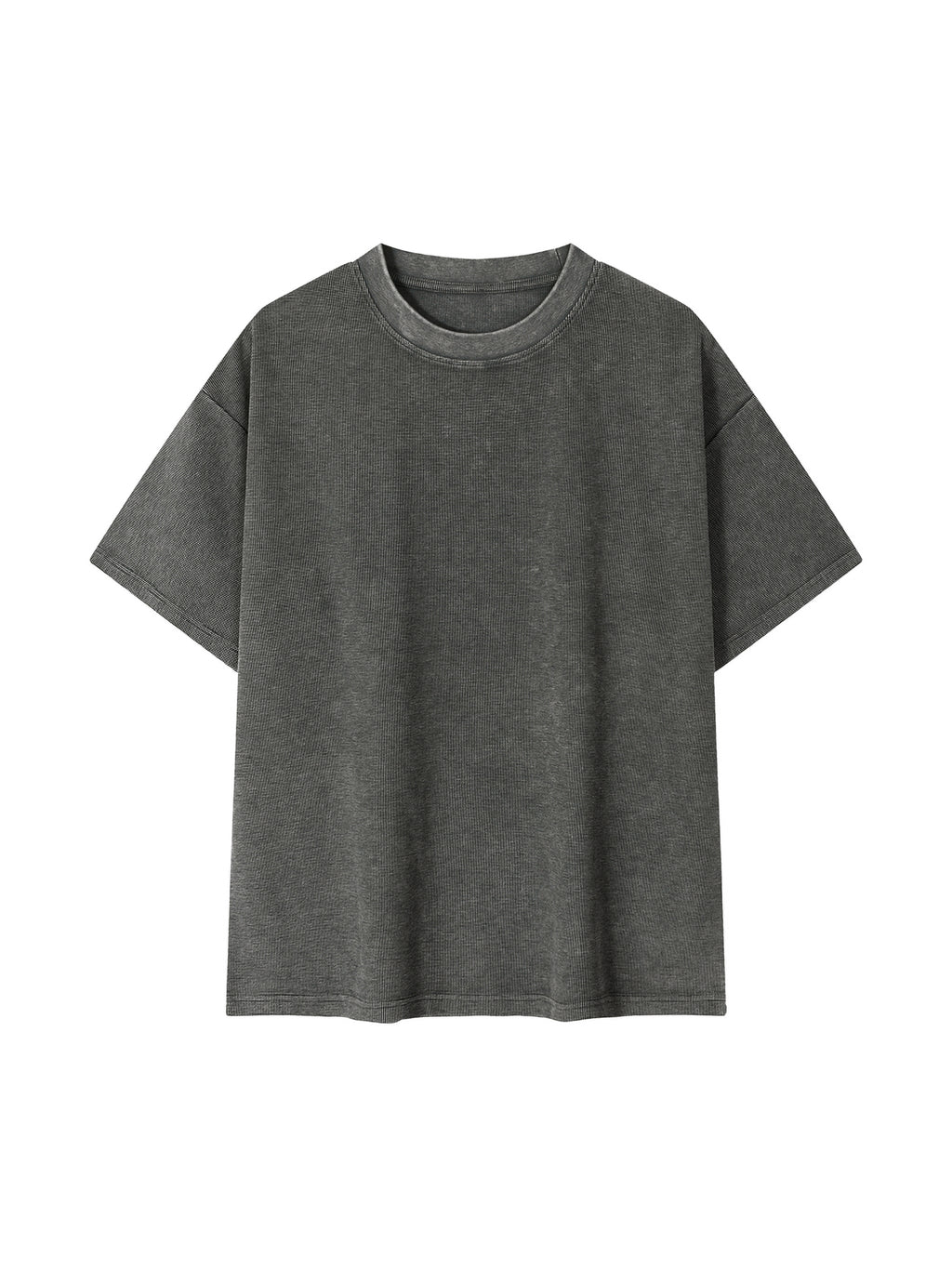 Mineral Wash Waffle Knit T-Shirt