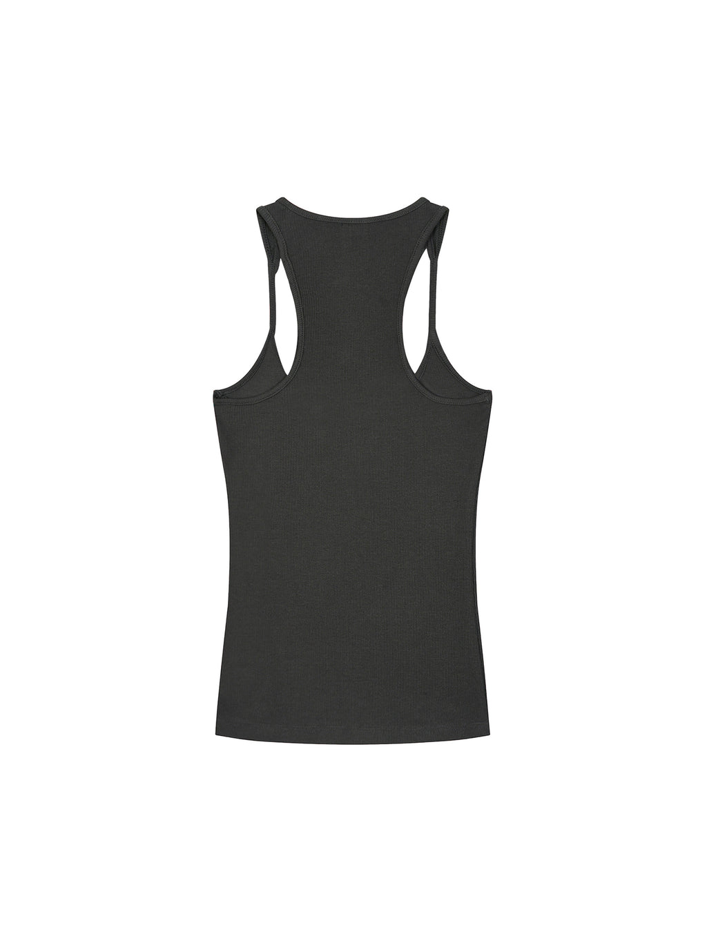 Slim Fit Ribbed Racerback Tank Top